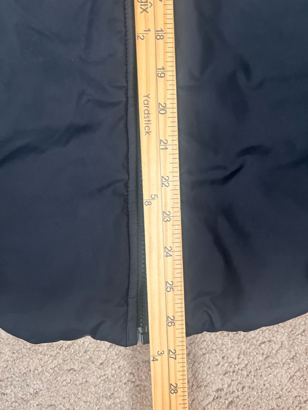 North Face Girls Reversible Mossbud Swirl Parka Jacket Size Medium Black Hooded - Picture 11 of 11